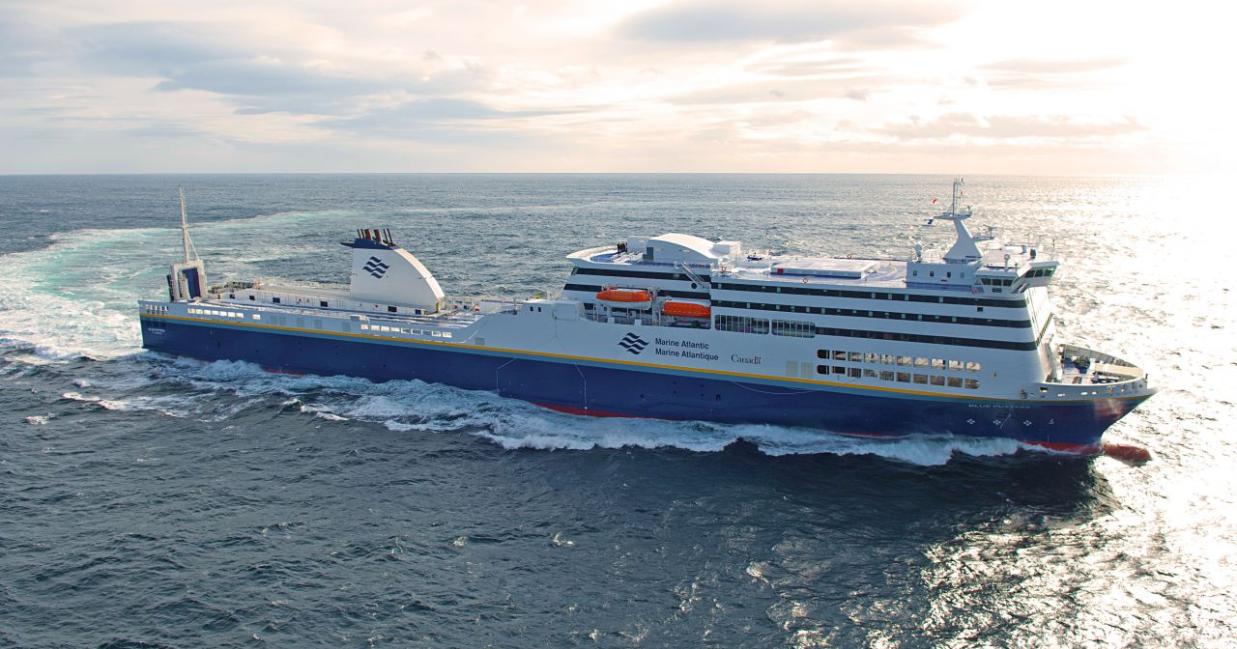 Image of the Blue Puttees ferry 