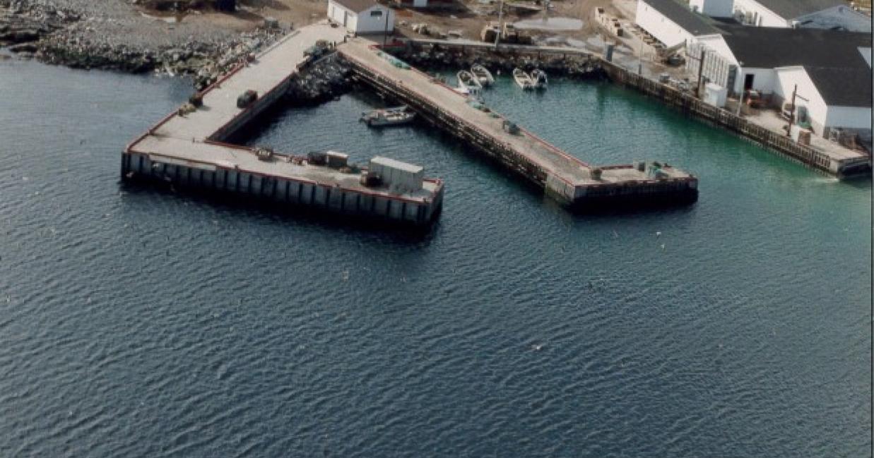 Aerial of Labrador docks