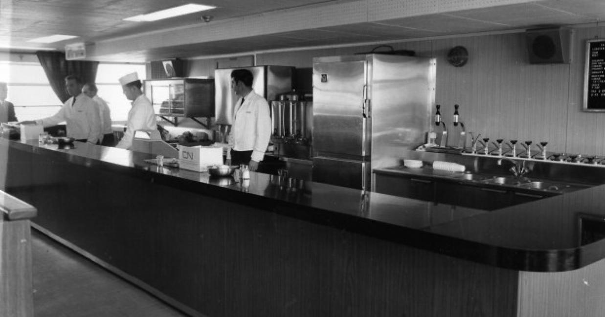 bar area at the mv vacationland