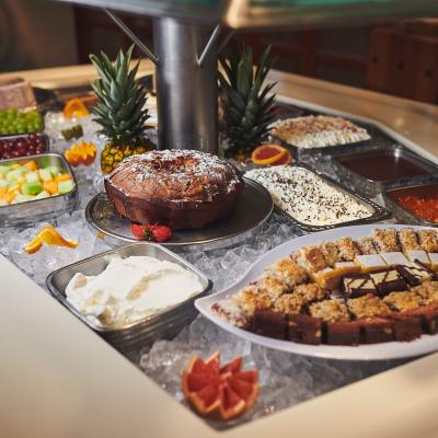 Lunch buffet on a table