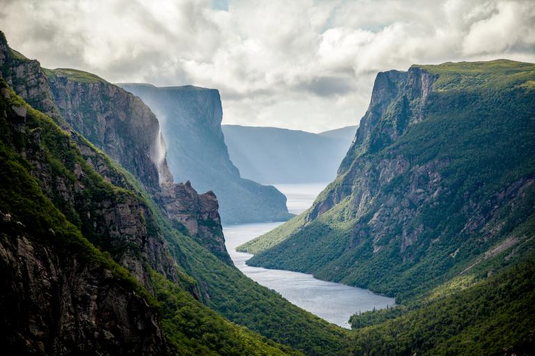 Western Brook Pond Fjord Gros Morne National Park Newfoundland