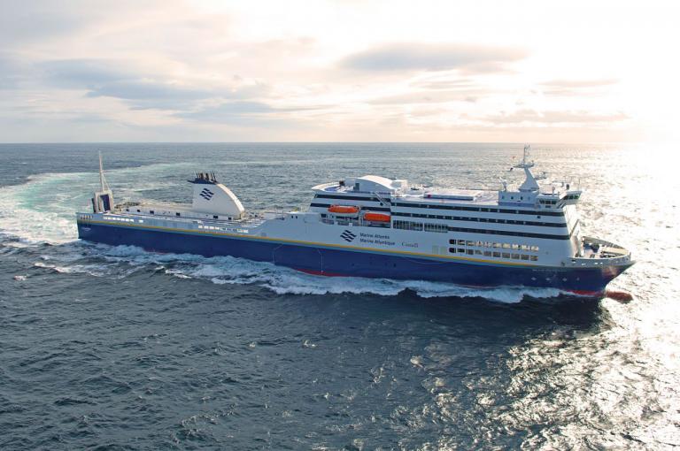 Image of the Blue Puttees ferry 