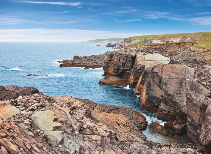 rocky edge of water