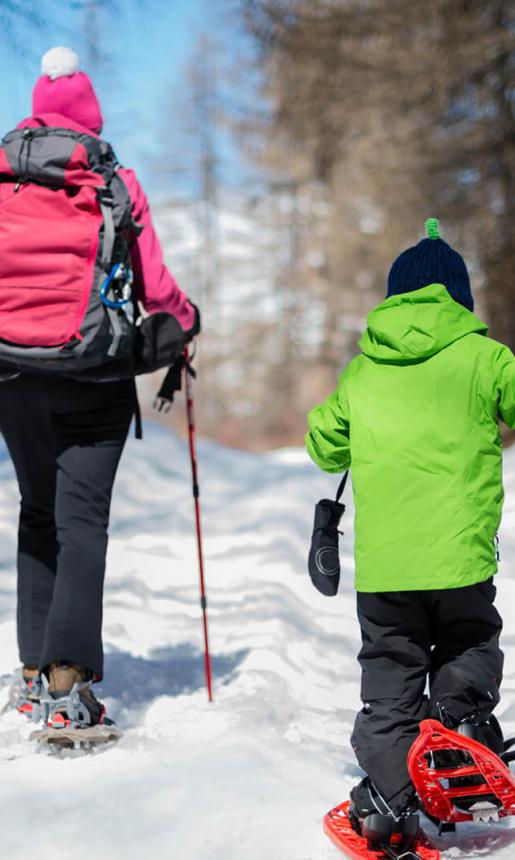 Snowshoeing