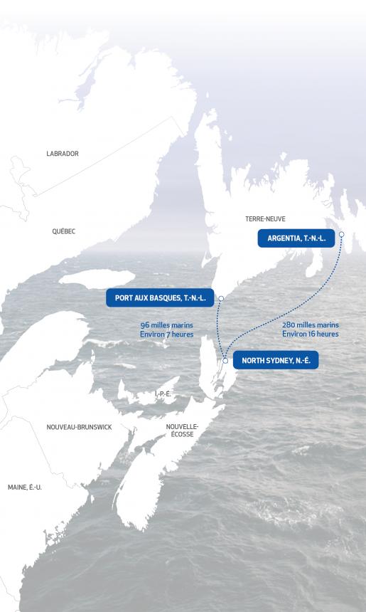 Carte du Marine Atlantique