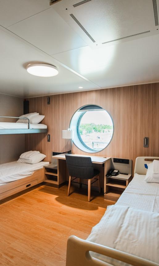 Accessible cabin aboard the Ala'suinu